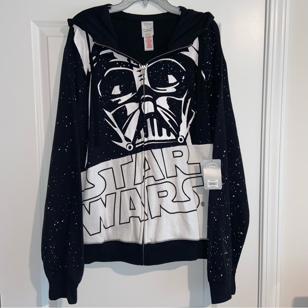 Star Wars Darth Vader Hooded Jacket Adult Size XL Disney Store New